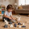 17-19PCS Kids Beach Sand Toy Set Outdoor Play with Bucket Shovel Rake for Toddlers
