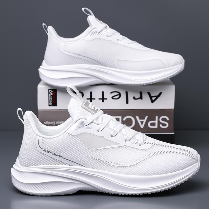 Fashion Men's Sports Shoes Lightweight Breathable Wear Resistant Non Slip Mesh Sneakers Comfortable Fashion Running Shoes for Men