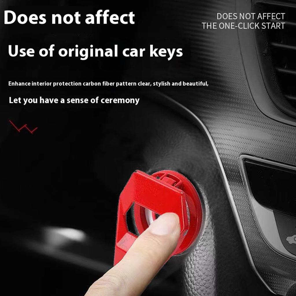 Car Engine Start Button Cover, Push Start Button Cover | Interior Engine Ignition Protection