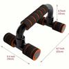 H-Type Push Up Stands Non-Slip Home Fitness Equipment for Chest Arm Core Strength Training Ergonomic Push Up Bars