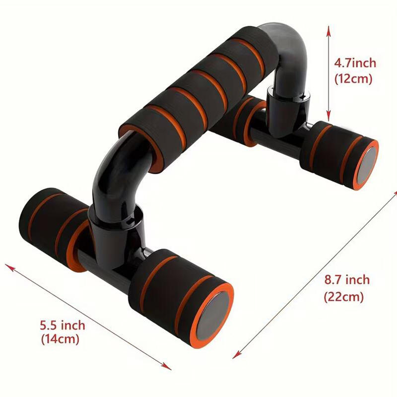 H-Type Push Up Stands Non-Slip Home Fitness Equipment for Chest Arm Core Strength Training Ergonomic Push Up Bars