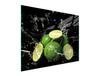 SZKLANA DESKA DO KROJENIA 52x40 LIMONKA