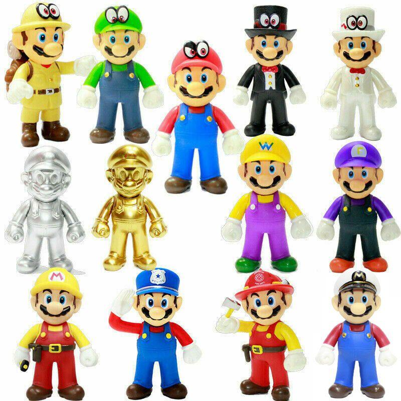 New Super Mario Bros Odyssey Collectible Plastic Pvc Action Figure Doll Kid Toy
