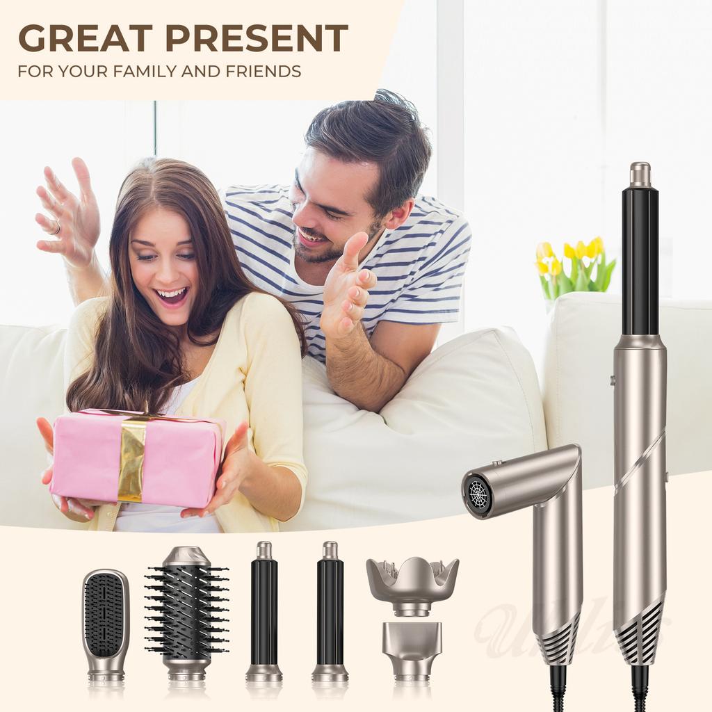 Multi In One High-speed Hair Dryer Household Hot Air Comb Negative Ion Hair Dryer