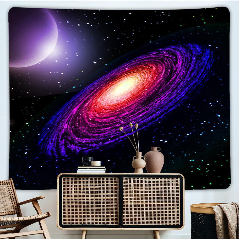 VIKAMA Cyberpunk Neon Cartoon Print, Washable Tapestry, For Living Room, Bedroom, Study Room, Party Home Decor Hanging Cloth