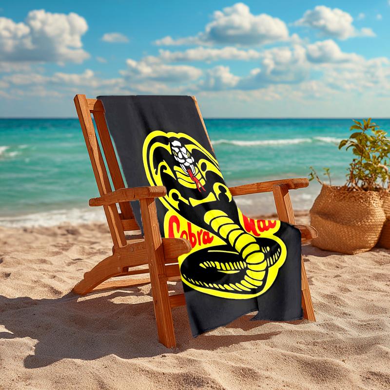 1pc Football Team (25) Beach Towel, Comfortable and Thick, and Swimming/Bath/Picnic/Camping Towel, Suitable for Seaside Beaches