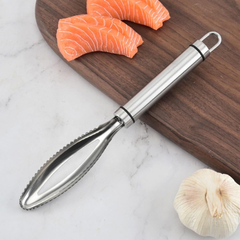 304 Stainless Steel Fish Scale Remover Fish Cleaning Fishing Scaler