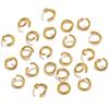 100pcs PVD Gold Plated Stainless Steel Open Jump Rings Connectors for DIY Jewelry Making Split Ring Jewelry Findings Accessoires