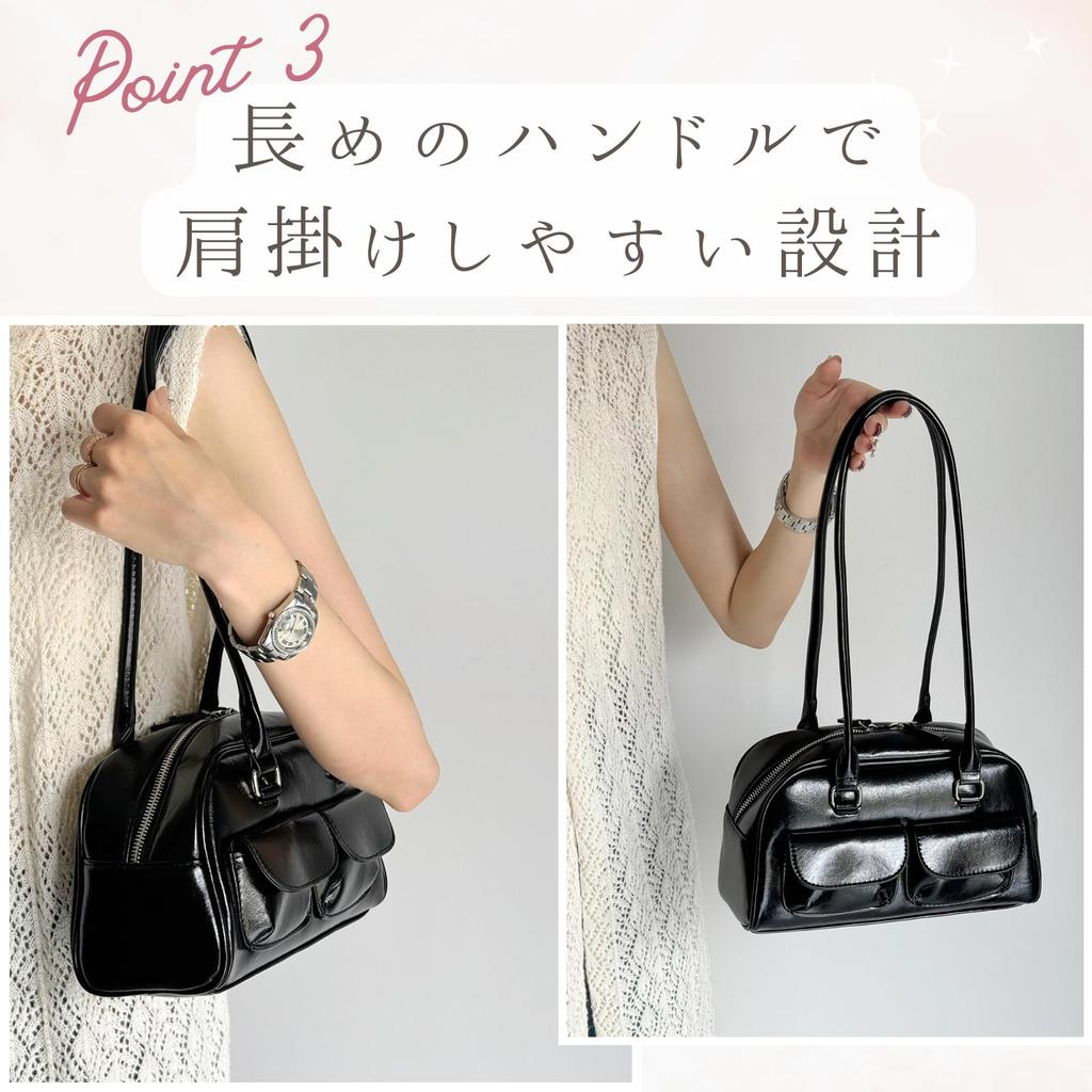 Harujio Mini Boston Tasche für Damen, Kleine Boston Tasche, Mini Tragetasche, Horizontale Tasche, Mini Boston Umhängetasche, Tragetasche, Horizontale Umhängetasche,