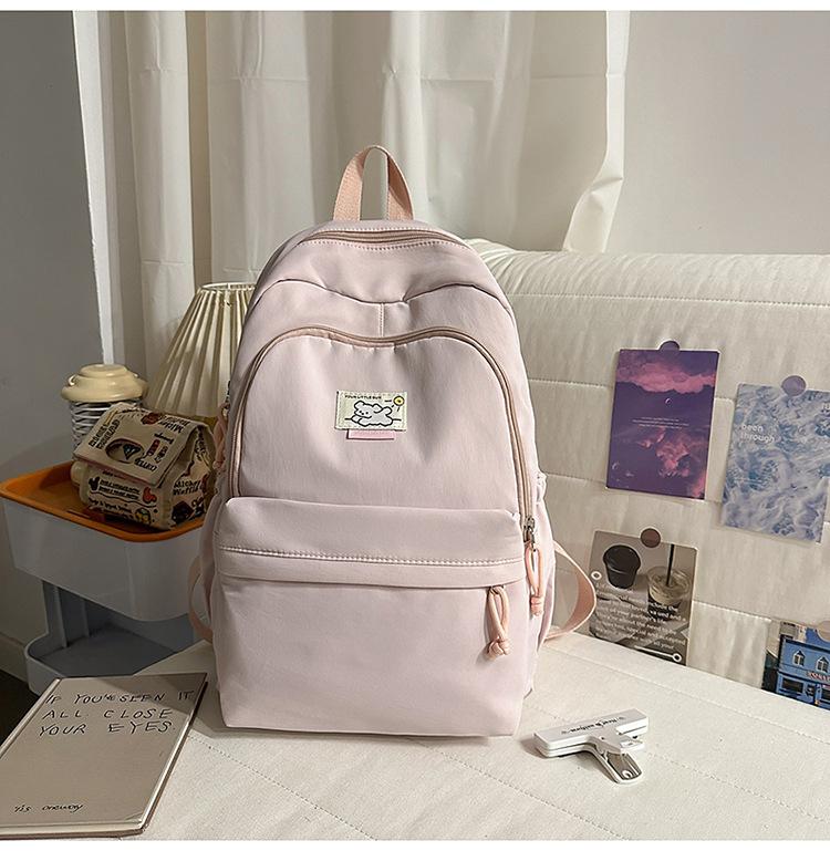 Cartable Design étudiant lycée cartable fille, cartable collège étudiant collège couleur unie étudiant collège simple polyvalent