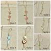 Pastel Colors Star Flower Phone Charm Ceramic Beaded Phone Lanyard Mobile Phone Strap  Women Girls