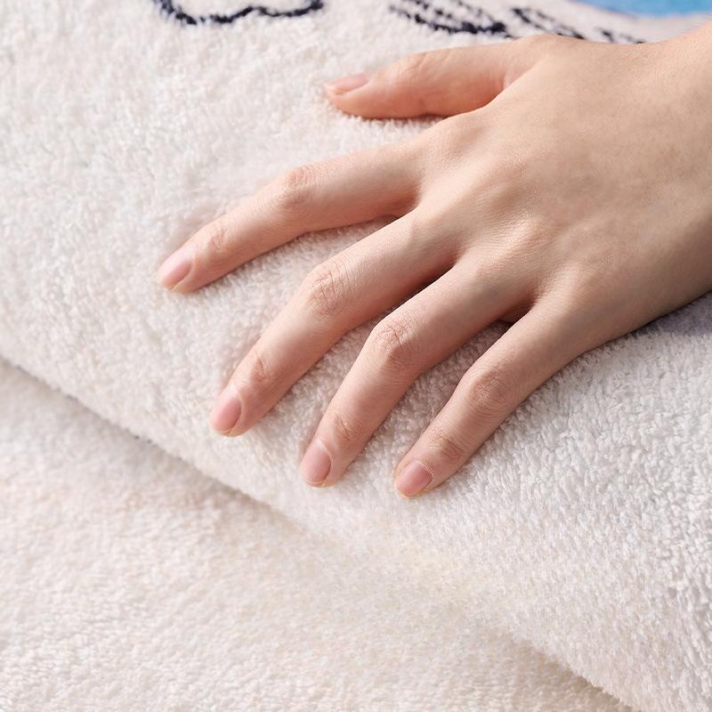 Cartoon Style Carpets for Living Room Home Fluffy Soft Rug Animal Pattern Bedroom Decor Round Carpet Thick Plush Study Floor Mat