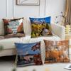 A-Autumn In France Cushion Cover For Pillow Printing Sofa Decoration Home Car Room Coffee Shop Office Nordic Simplicity