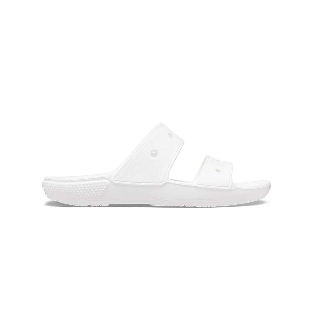 Crocs Classic Double Band Slide Sandals White Unisex Sneakers 206761-100