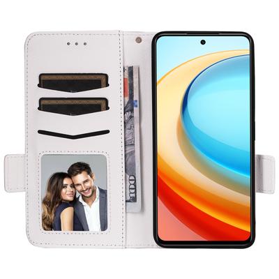 For ZTE Blade A75 5G/nubia Focus Case with Wrist Strap Litchi Texture PU Leather Wallet Phone Cover