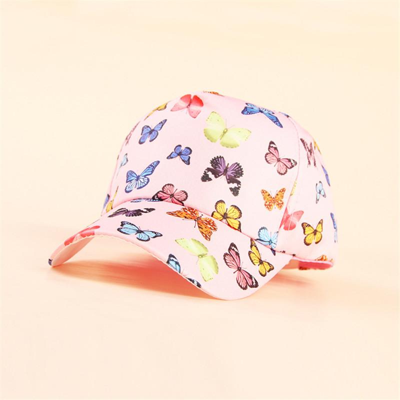 Fashion Cotton Cartoon Boy Girl Baseball Caps Children Printed Snapback Hat Kids Popular Hip Hop Hat Cap DropShipping