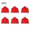 6pcs Christmas Chair Cover Santa Claus Cap Chaircase Red Hat Chair Covering