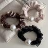 Hair Accessories Ties Band Rubber Elastic for Girls Women Korean Scrunchie Pearl Vintage  Popular Leading Fashion Sweets New