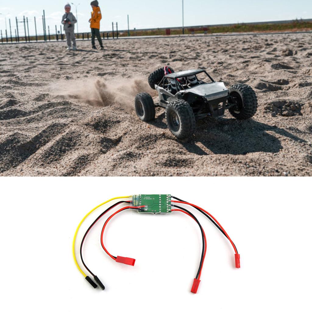 Remote Control Sensorless Brushed Esc for Programming Motor Brushed Esc Car with Double Channel Bidirectional