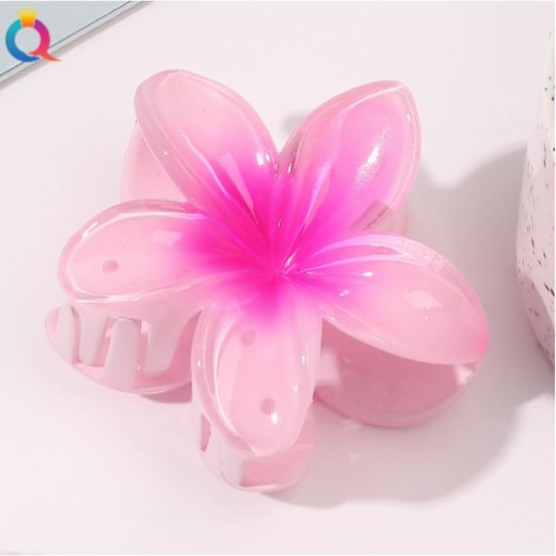 Flower Hair Claw Clip for Women Fashion Hair Clips Crab Clamp Barrettes Girls Hair Accessories Summer Shark Hairpin Headwear 1pc
