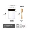 Glass Storage Jar with Spoon Set