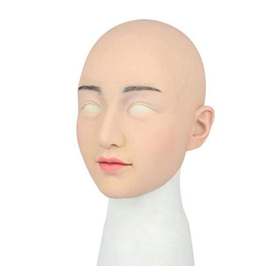 

Реалистичная женская маска без искусственного парика в комплекте Цвет [CFT TIME] Маска, Силикон, Кроссдрессинг, Маска, Косплей, Костюм, Глаза, (натуральный (Без макияжа))