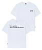 QUTON Back Lettering Oversized Heavy Short Sleeve T-Shirt_White
