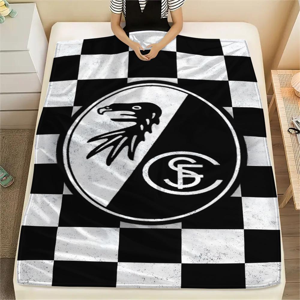 Freiburg E Print FlAannel Blanket, High Quality Comfortable for All Seasons, Home Decor, Warmth and Comfort