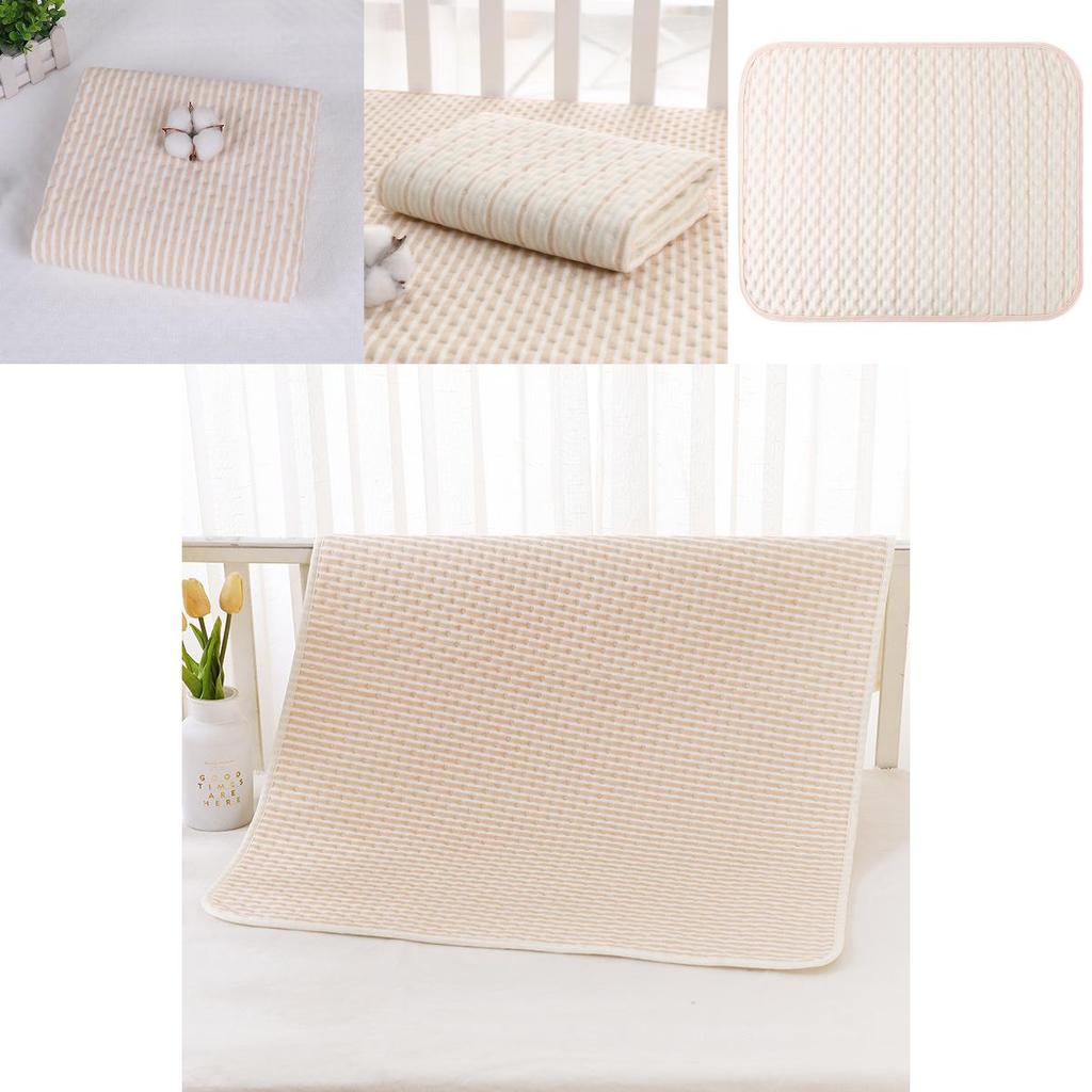 Pure Cotton Washable Diaper Changing Mat With Breathable Surface For Baby And Toddler Care