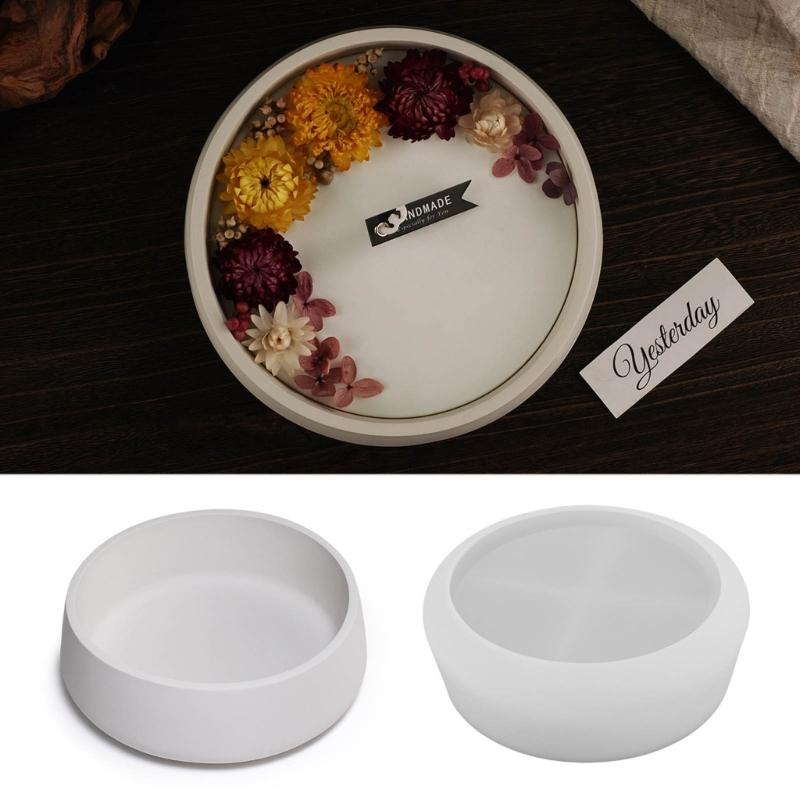 Concret Bowl Mold Candle Container Bowl Molds Pen Holder Gypsum Mould Flowerpot Cement Mold DIY Exploy Resin Molds Home