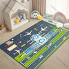 6 Style Airport Runway Cartoon Pattern Carpet for Living Room Bedroom Sofa Home Decor Non-slip Floor Mat Large Size