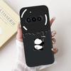 For Nothing Phone 3A Case A059 Cover Fashion Flower Soft Silicone Black Shockproof Cover On Nothing Phone3A 3 A 3APro A059P Capa