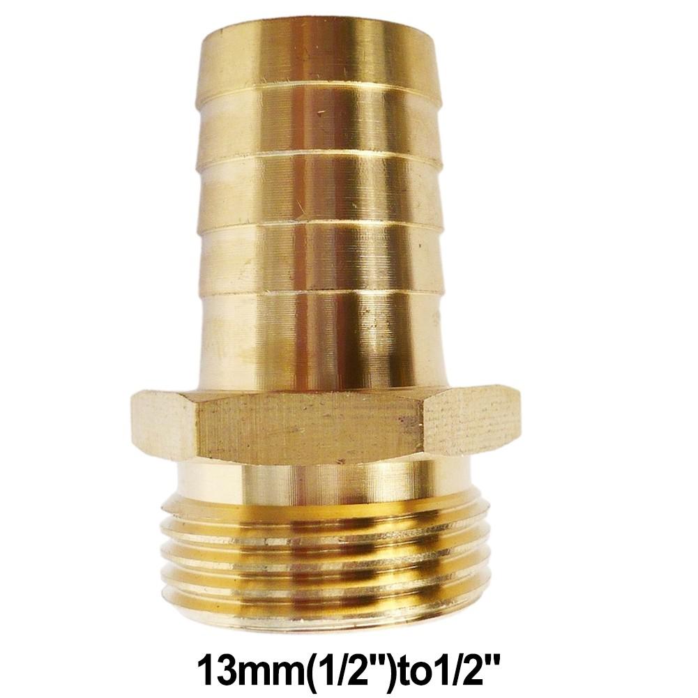 3/4inch Male X 25mm Hose Connector Brass 1.2inch Male X 25mm 1/2inch Male X 12mm