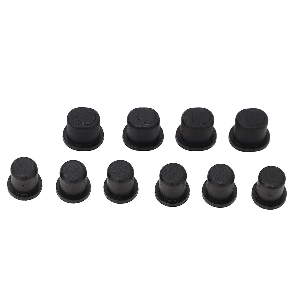 10PCS RC Bushing Adjuster Plastic Black Wear Resistant Lightweight RC Bush Adjuster for ZD Racing