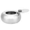 Stainless Steel Round Outdoor Indoor Office Desktop Windproof Smoking Ashtray Holder