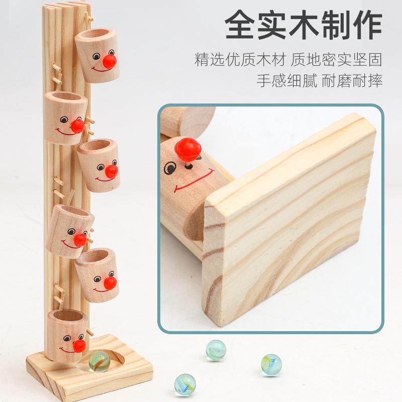 Children's Puzzle Clown Ball Table Children's Fun Marbles Toys Parent-child Interactive Game Toys