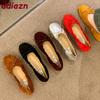 Fashion Fashion Slip On Women Flats Shallow Shoes Soft Casual Female Butterfly-Knot Footwear Round Toe Ladies Flats With Shoes