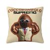Pillow Cover Chimpanzee Banana Design Cushion Cover Novelty Pillow Case For Living Room Chair Pillowcases