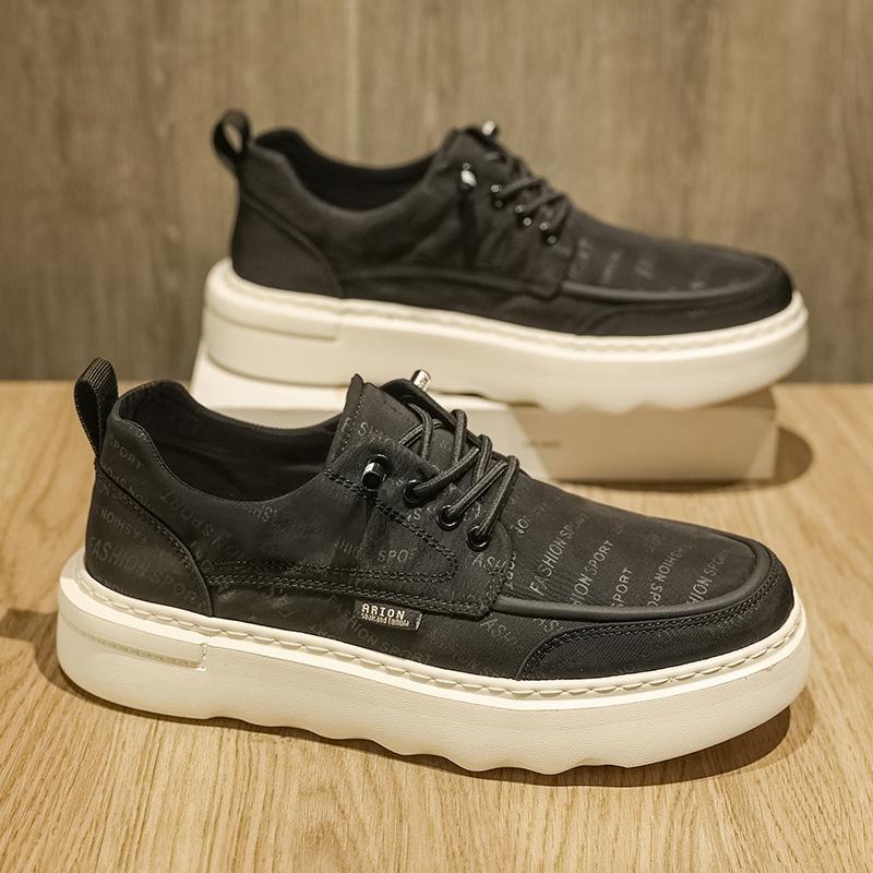 

2025 весна и лето дышащие парусиновые кеды мужские новая тенденция универсальная спортивная обувь мягкая подошва нескользящие оригинальные белые кеды мужские 44 чёрный