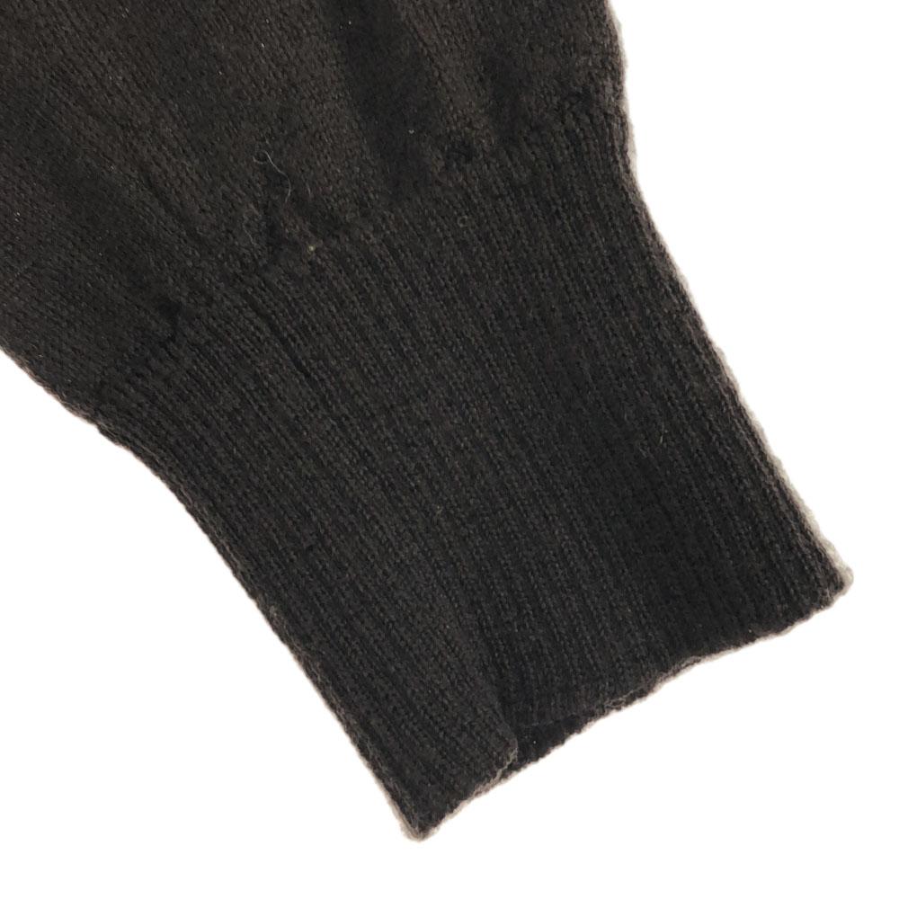 Armani Jeans Wool Long Sleeve Knit Cardigan XS Brown X Gray Men's Used