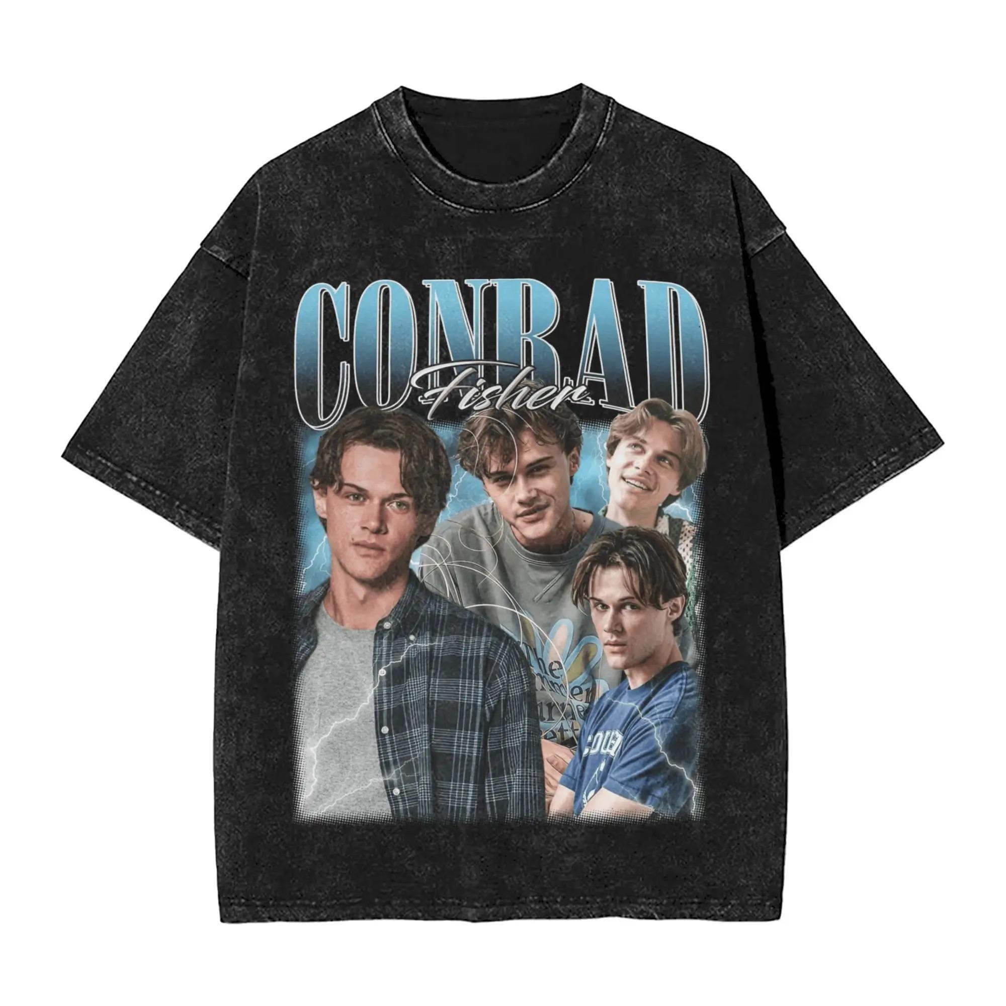

Conrad and Jeremiah TShirts for Fans Cotton Funny Tops Women Men Crewneck Team Conrad Tees Short Sleeve Clothing Plus Size S