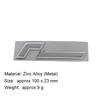 3D F logo Sticker Tail Bumper Badge Auto Rear Trunk Emblem Accessories Fit for Golf 8th Generation High-Performance Tuning Car Custom Modification