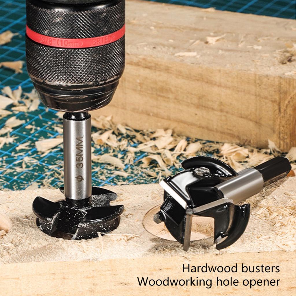 Profesjonalne wiertło otwornicze z końcówką z węglika wolframu do gładkiego wiercenia w drewnie, sklejce, plastiku, dla majsterkowiczów i zadań stolarskich