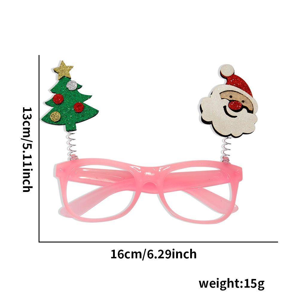 Flashing Christmas Fluorescent  Glasses Colorful Glowing Glasses  Cosplay