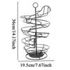 Spiral Egg Rack Countertop Chicken Egg Spiraling Basket Counter Storage Basket Metal Wire Rack for Kitchen Fruit Shelf Dorm