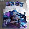 Arcane Anime 3D Bedding Set Duvet Cover Set Gift for Your Friends Bed Linen Twin Full Queen King Bedding Comforter Sets Arcane