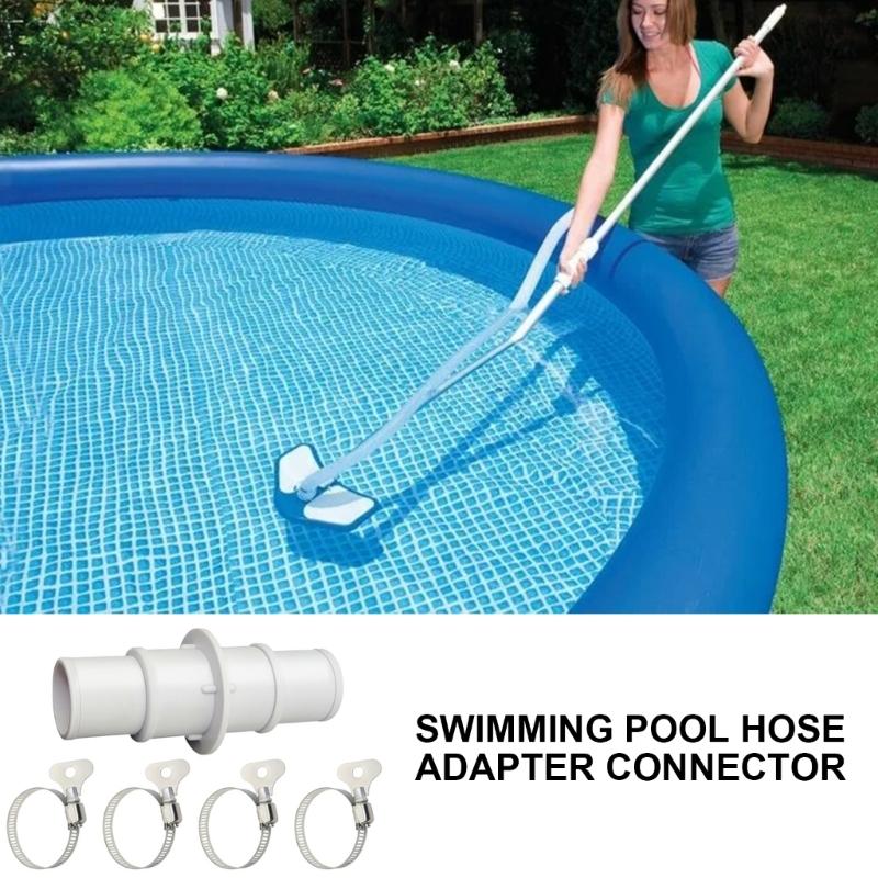 Swimming Pool Hose Adapter Connector Set for Vacuum Cleaner Practical Filter Hose Connection Coupling Accessories