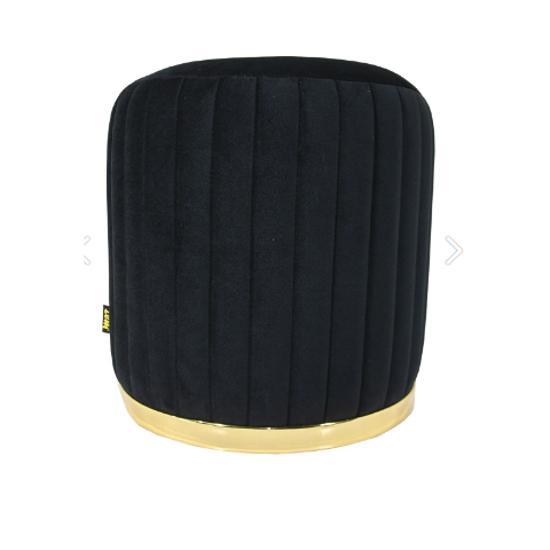 

Long Line Black - Gold Puff