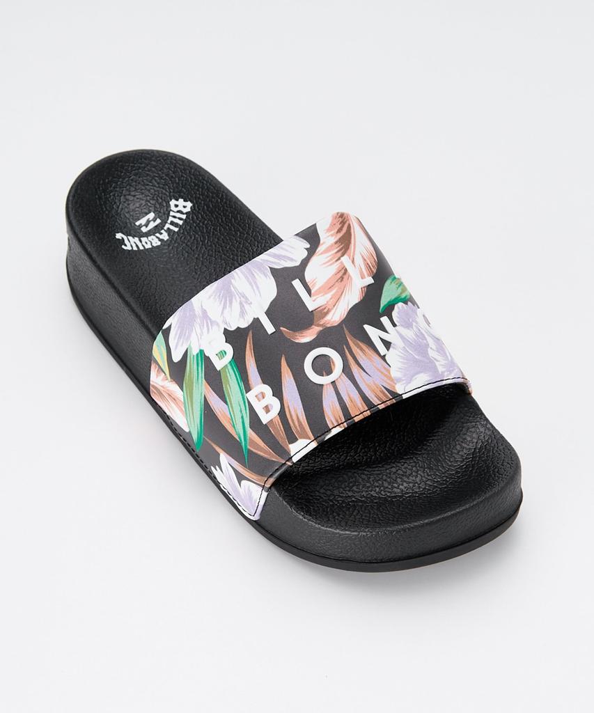 Printed Platform Slide Sandals BF013934 MUL 23.0 Cm