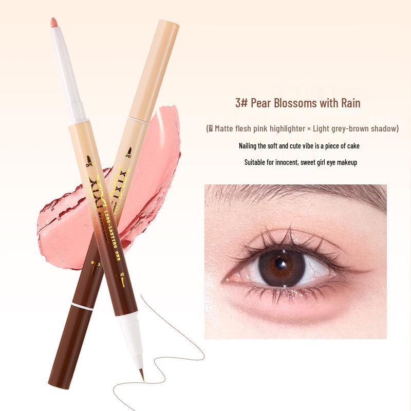 

Xixi Flower Season Dual-Effect Under-Eye Shadow Stick: Pearlescent Shading, Fine Glitter, Smooth One-Stroke, Smudge-Proof Lower Lash Line